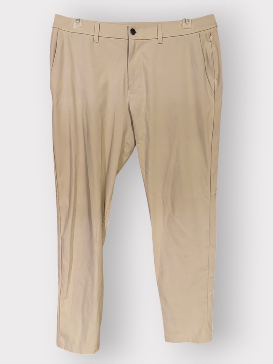lululemon athletica Other - Lululemon ABC Pant Slim Fit 36 Mens Tan Khaki Warpstreme 5 Pocket Trousers